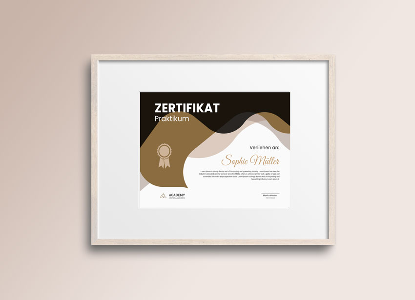 Frame-certificate